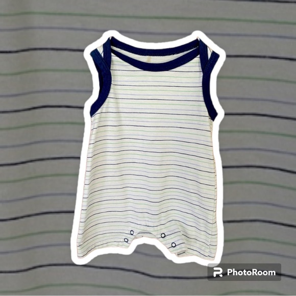 KYLE & DEENA New York Baby Boy Summertime Romper Size 0-3M - Picture 3 of 4